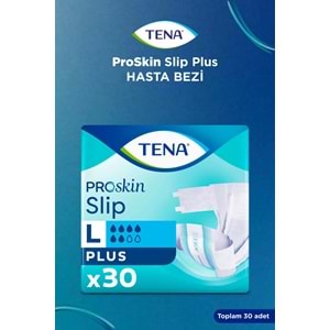 Tena Proskin Slip Plus Bel Bantlı Yetişkin Bezi L - Büyük - Large 60 Adet