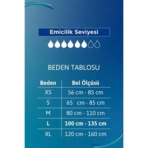 Tena Proskin Slip Plus Bel Bantlı Yetişkin Bezi L - Büyük - Large 60 Adet