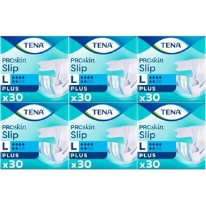 Tena Proskin Slip Plus Bel Bantlı Yetişkin Bezi L - Büyük - Large 180 Adet