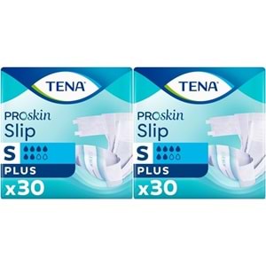 Tena Proskin Slip Plus Bel Bantlı Yetişkin Bezi S - Küçük - Small 60 Adet
