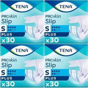Tena Proskin Slip Plus Bel Bantlı Yetişkin Bezi S - Küçük - Small 120 Adet