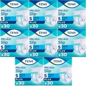 Tena Proskin Slip Plus Bel Bantlı Yetişkin Bezi S - Küçük - Small 240 Adet