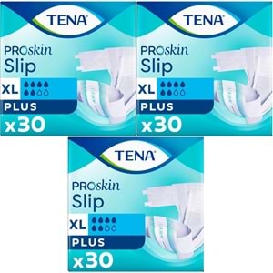 Tena Proskin Slip Plus Bel Bantlı Yetişkin Bezi XL - Ekstra Büyük - Extra Large 90 Adet