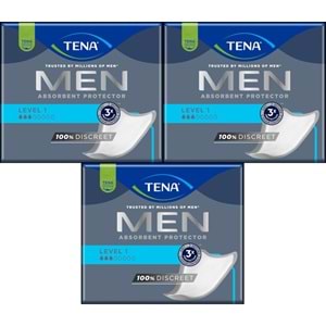 Tena Men Emici Koruma Level 1 Erkek Mesane Pedi 72 Adet