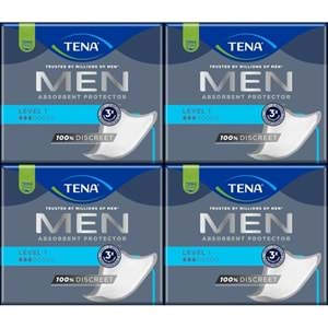 Tena Men Emici Koruma Level 1 Erkek Mesane Pedi 96 Adet