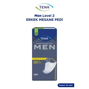 Tena Men Emici Koruma Level 2 Erkek Mesane Pedi 40 Adet