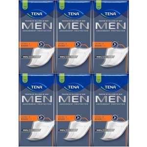 Tena Men Emici Koruma Level 3 Erkek Mesane Pedi 96 Adet