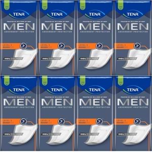 Tena Men Emici Koruma Level 3 Erkek Mesane Pedi 128 Adet