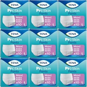 Tena Proskin Pants Maxi Emici Külot Yetişkin Bezi L - Büyük - Large 90 Adet