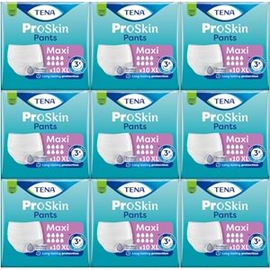 Tena Proskin Pants Maxi Emici Külot Yetişkin Bezi XL - Ekstra Large - Extra Large 90 Adet