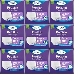 Tena Proskin Pants Süper Night Gece Emici Külot Yetişkin Bezi L - Büyük - Large 270 Adet