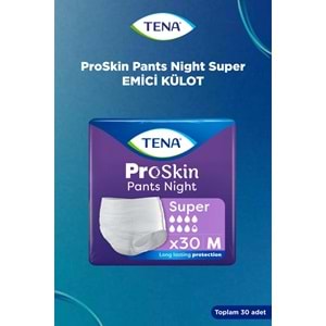 Tena Proskin Pants Süper Night Gece Emici Külot Yetişkin Bezi M - Orta - Medium 60 Adet