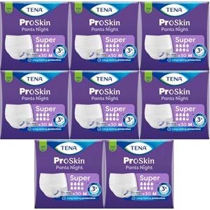 Tena Proskin Pants Süper Night Gece Emici Külot Yetişkin Bezi M - Orta - Medium 240 Adet