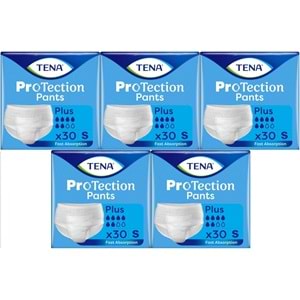 Tena ProTection Pants Plus Emici Külot Yetişkin Bezi S - Küçük - Small 150 Adet