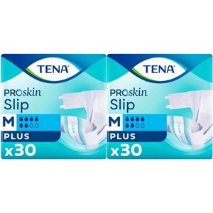 Tena Proskin Slip Plus Bel Bantlı Yetişkin Bezi M - Orta - Medium 60 Adet