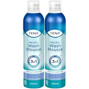Tena Proskin Vücut Temizleme Köpüğü 400 ML (3 in 1 Arada) (2 Li Set)
