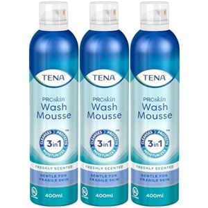 Tena Proskin Vücut Temizleme Köpüğü 400 ML (3 in 1 Arada) (3 Lü Set)