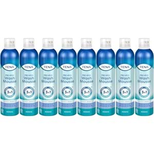 Tena Proskin Vücut Temizleme Köpüğü 400 ML (3 in 1 Arada) (8 Li Set)
