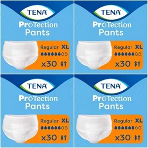 Tena ProTection Pants Regular Emici Külot Yetişkin Bezi XL - Ekstra Büyük - Extra Large 120 Adet