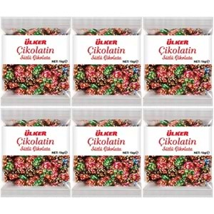 Ülker Çikolatin Sütlü İkramlık Çikolata 6KG (6PK*1KG)