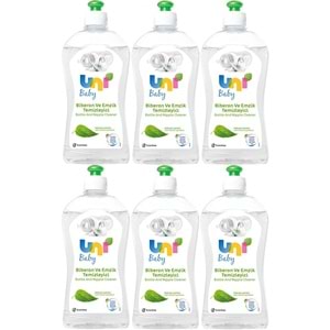 Uni Baby Biberon ve Emzik Temizleyici 500ML (6 Lı Set)