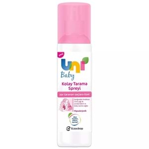 Uni Baby (3 Lü Avantaj Set) Bebek Şampuan 900ML+ Kolay Tarama Şampuanı 700ML+ Saç Tarama Sprey 200ML