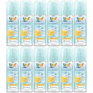 Uni Baby Bebek Kolonyası 150ML Nemlendiricili/Çiçeksi Ferahlık (12 Li Set)