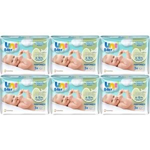 Uni Baby Islak Havlu Hassas Dokunuş 52 Yaprak (18 Li Set) 936 Yaprak (6PK*3)