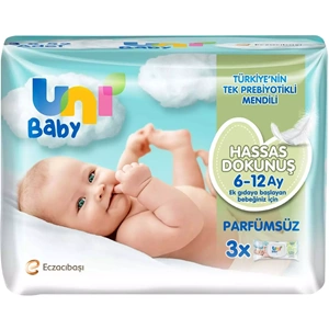 Uni Baby Islak Havlu Hassas Dokunuş 52 Yaprak (48 Li Set) 2496 Yaprak (16PK*3)
