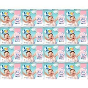 Uni Baby Islak Havlu Mendil İlk Adım 52 Yaprak (48 Li Set) 2496 Yaprak (16PK*3)