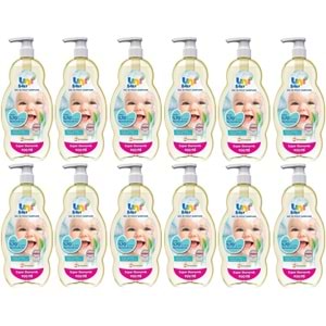 Uni Baby Bebek Saç ve Vücut Şampuanı 900ML Klasik (Pompalı) (12 Li Set)
