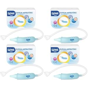 Wee Baby Burun Aspiratörü Nasal (Yeni Saklama Kabı Kutulu) (4 Lü Set) (WEE162)
