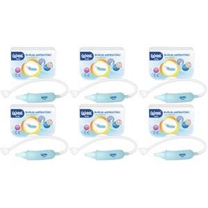 Wee Baby Burun Aspiratörü Nasal (Yeni Saklama Kabı Kutulu) (6 Lı Set) (WEE162)