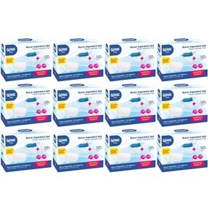 Wee Baby Burun Aspiratörü Seti Şeffaf (WEE945) (12 Li Set)