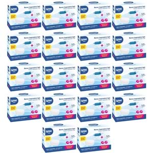 Wee Baby Burun Aspiratörü Seti Şeffaf (WEE945) (18 Li Set)