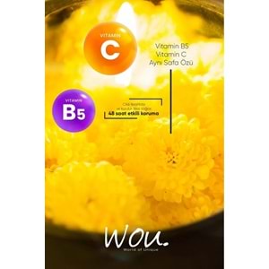 Wou World Of Unique Roll-On Unisex Deodorant 75ML Ter Önleyici Beyazlatıcı (3 Lü Set)