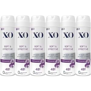 XO Deodorant 150ML Women-Kadın Soft & Effective (6 Lı Set)