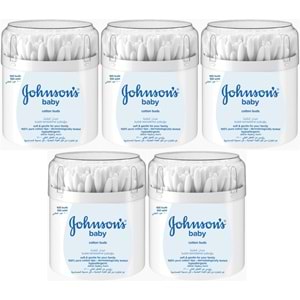 Johnsons Baby Kulak Temizleme Çubuğu 100 Adet (5 Li Set)