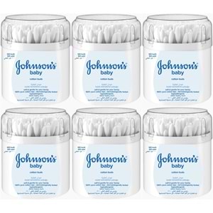 Johnsons Baby Kulak Temizleme Çubuğu 100 Adet (6 Lı Set)