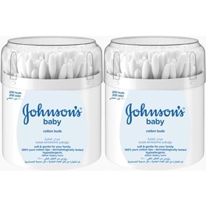 Johnsons Baby Kulak Temizleme Çubuğu 200 Adet (2 Li Set)