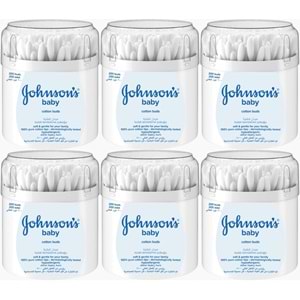 Johnsons Baby Kulak Temizleme Çubuğu 200 Adet (6 Lı Set)