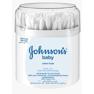 Johnsons Baby Kulak Temizleme Çubuğu 100 Adet + 200 Adet Toplam 300 Adet (Karma Set)