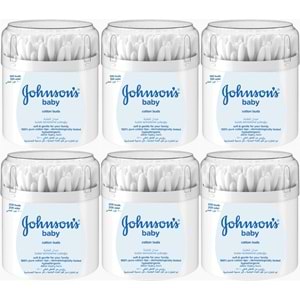 Johnsons Baby Kulak Temizleme Çubuğu 100 Adet + 200 Adet Toplam 900 Adet (Karma Set)