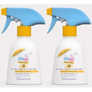 Sebamed Sun Care Bebek Güneş Losyonu Kremi Sprey 50+ 200ML PARFÜMSÜZ (Hassas Ciltler) (2 Li Set)