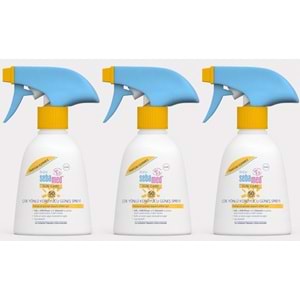 Sebamed Sun Care Bebek Güneş Losyonu Kremi Sprey 50+ 200ML PARFÜMSÜZ (Hassas Ciltler) (3 Lü Set)