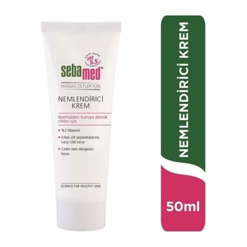Sebamed Nemlendirici Krem Tüp 50ML (Günlük Kullanım)