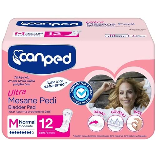 Canped Mesane Pedi Ultra M - Medium - Orta - Normal (İç Adet 12) Tekli Pk