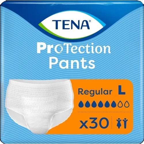 Tena ProTection Pants Regular Emici Külot Yetişkin Bezi L - Büyük - Large 30 Adet