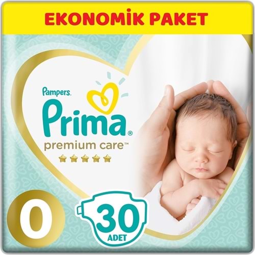 Prima Premium Care Bebek Bezi 0 Beden 1.5-2.5 KG Prematüre 30 Adet Ekonomik Pk
