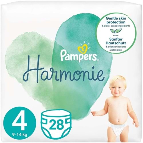 Prima Pampers Harmonie Bebek Bezi 4 Beden 9-14 KG Maxi 28 Adet Fırsat Pk